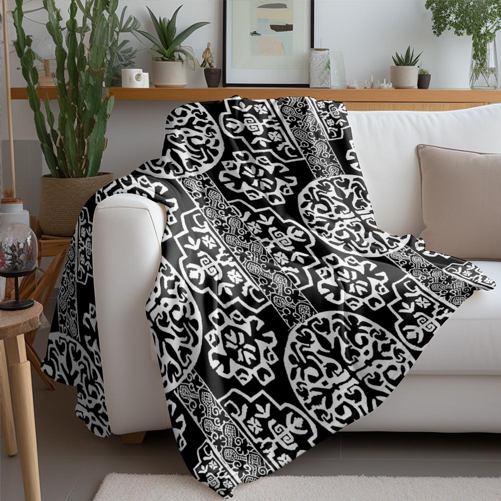 Ethnic Pattern Blanket Decorative Throw Sofa Bed Cover for Living Room Bedroom Gift