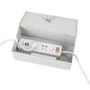 Anti-Theft Wall-Mountable Flame-Retardant Extension Cord and Power Strip Storage Box