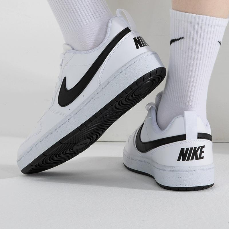 Nike Court Borough Low Recraft GS White Black Kids Sneakers DV5456-104