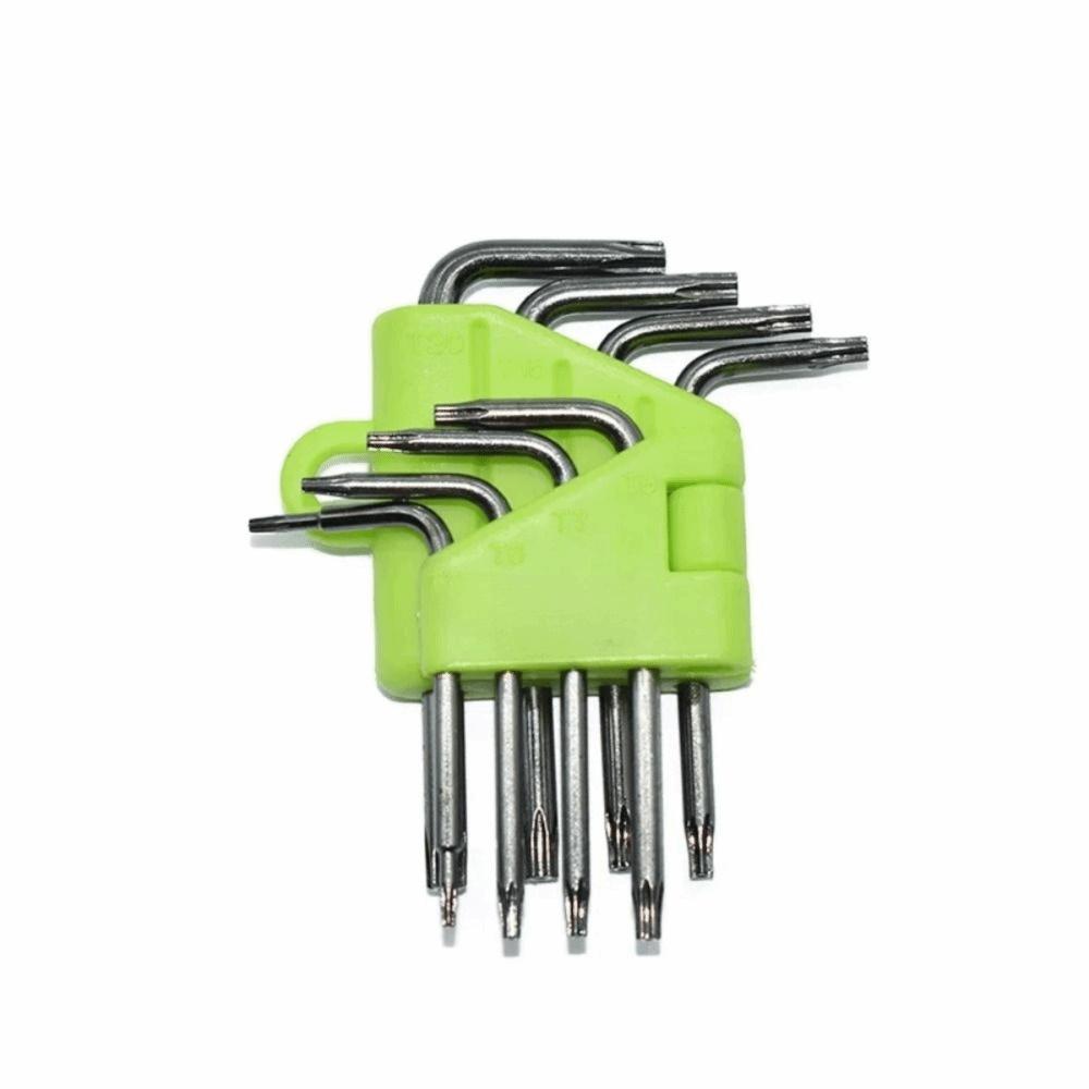 Portable Hex Torx Wrench Set T5 T7 T8 T9 T15 T20 Hex Key Durable L Type Screwdriver  Hand Tools