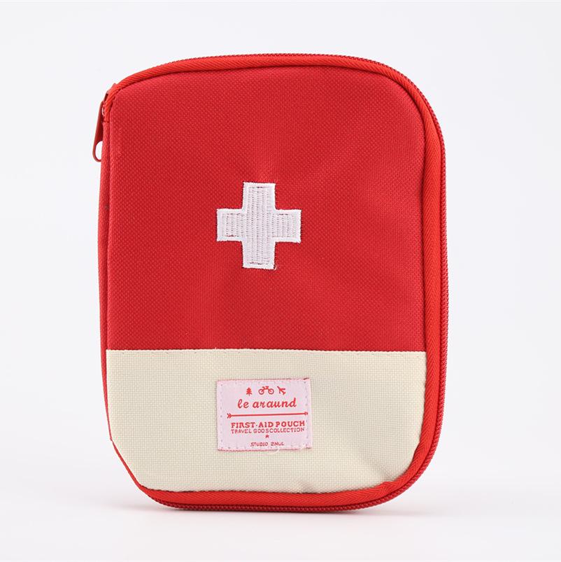 

Medicine Storage Bag Travel Accessories Emergency Survival Bag Mini Family First Aid Kits Portable Sport Outdoor Pill Case Bag красный