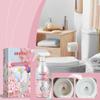Toilet Bowl Cleaners 120Ml Floral Scent Refreshing Cleaners Water Ring Stain Remover Heavy Duty Cleaning Deodorizer For
