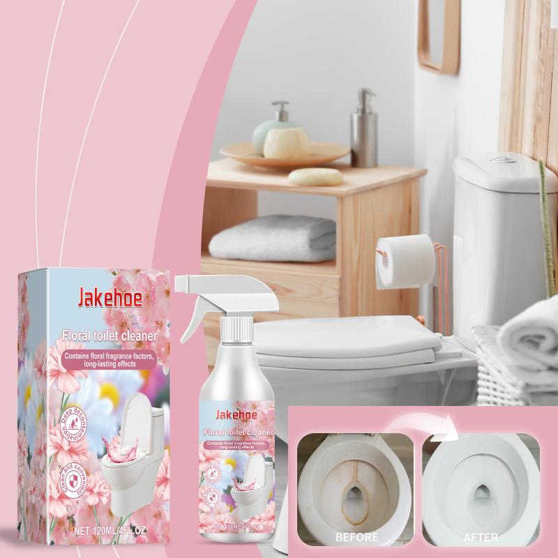 Toilet Bowl Cleaners 120Ml Floral Scent Refreshing Cleaners Water Ring Stain Remover Heavy Duty Cleaning Deodorizer For