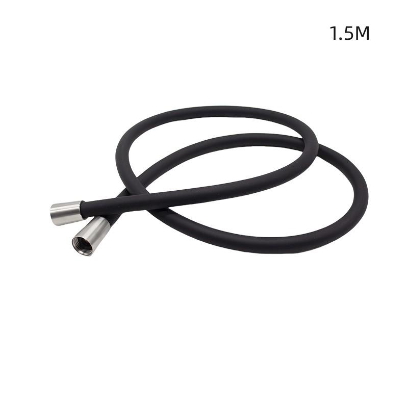 

Силиконовый шланг для душа BriskSpring 1,5/2 м, черный, гибкий, длинный, для ручного душа, трубка, взрывозащищенная, для сантехники в ванной комнате