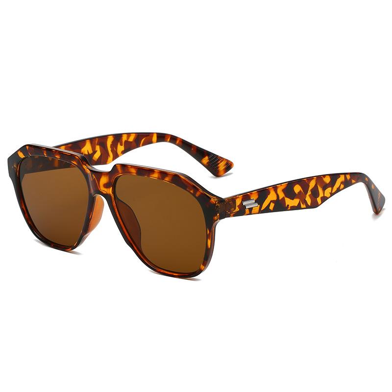 European and American retro oval large frame sunglasses, men's and women's tide star models, rice nail sunglasses, street shooting glasses s