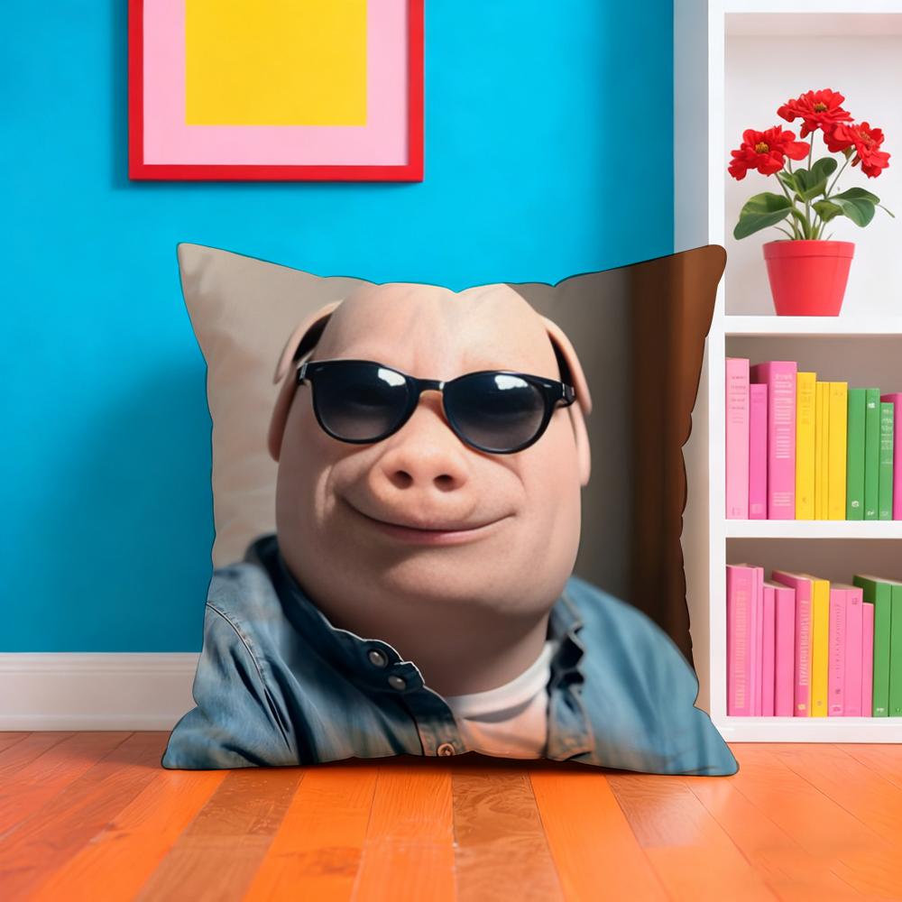 John P-pork Singer Pillow Case Pillow Case Plush Fabric Soft Double Sided Print Home Sofa High Quality Cushion