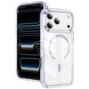 For Magsafe Wireless Charging Clear Phone Case For iPhone 17 16 15 14 13 Pro Max Plus Air Magnetic Transparent Back Cover