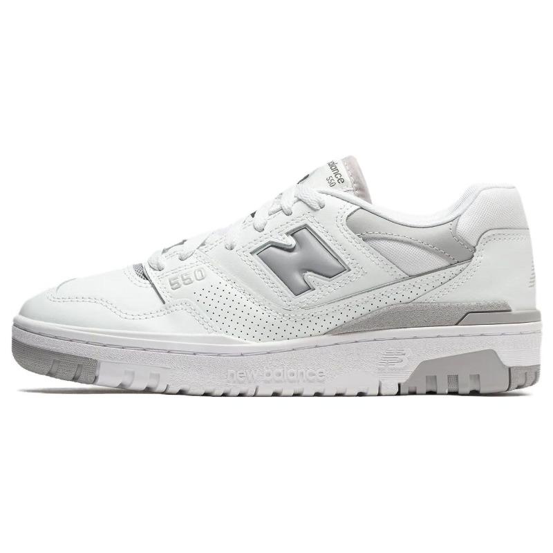 New Balance 550 BB Женские Серые Белые Низкие Ретро Баскетбольные Кроссовки BBW550BB 35