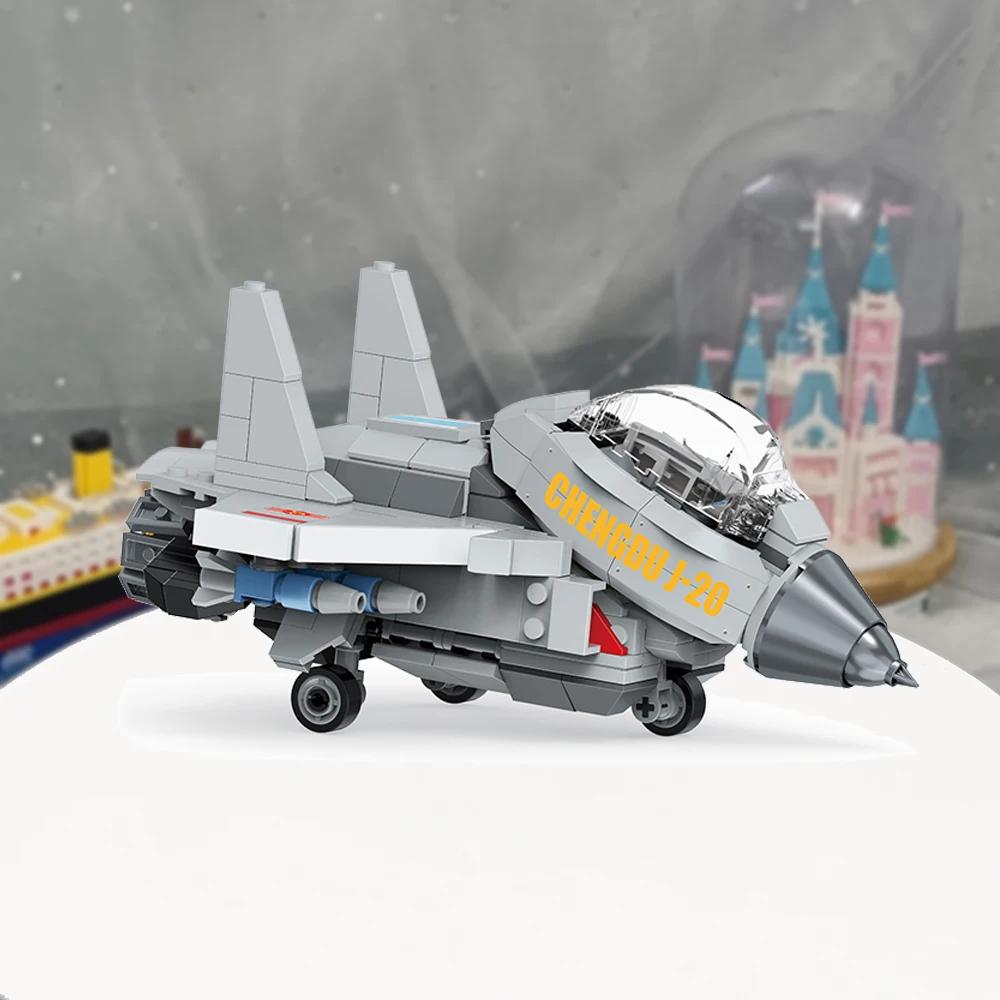 Military Aircraft Building Blocks Toys AH-1 Helicopter F4U Corsair Fighter Jet Model Ideal Gift for Kids, Aviation Enthusiasts