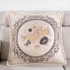 Jacquard Throw Pillowcase European Single Sofa Cushion Embroidered Rectangular Living Room Sofa Back Pillow Covers