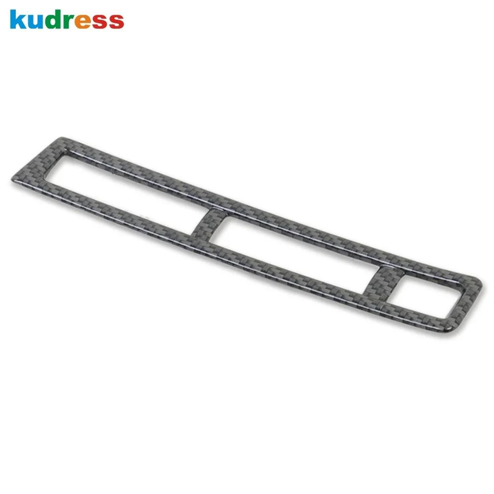 For Peugeot 5008 3008 GT 2017- Carbon Car Head Light Lamp Switch Button Panel Cover Trim Interior Accessories