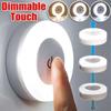 LED Touch Sensor Night Light 3Color Dimming USB Rechargeable Wall Lamp for Living Room Aisle Bedroom