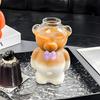 Bear Glass Cup with Straw 320ml Juice Milk Tea Smoothies Drinking Cup Reusable Coffee Cocktails Tumbler