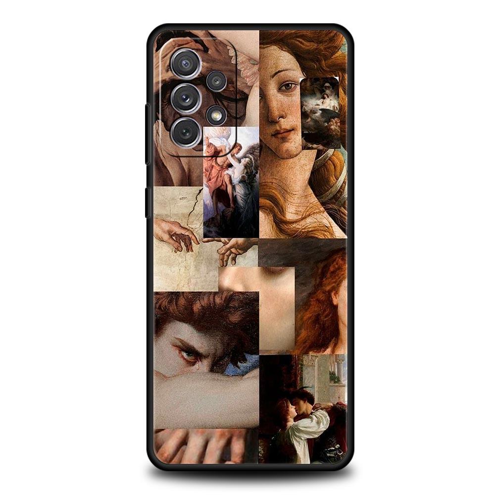 Renaissance art Painting Phone Case For Samsung A13 A51 A71 A41 A31 A21S A11 A01 A03S A12 A32 A52 A22 A23 A33 A53 A73 5G Cover