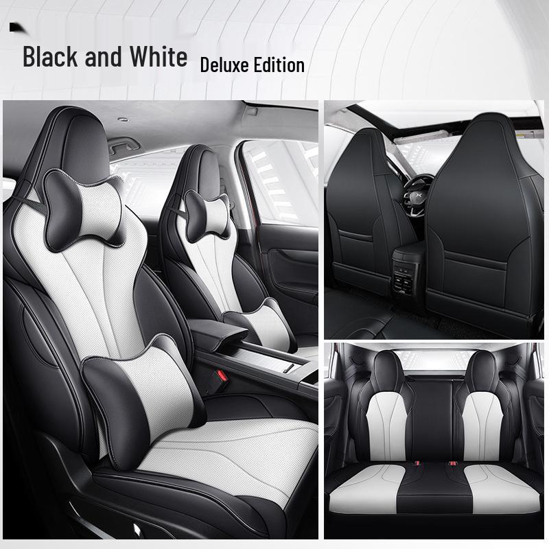XPENG G3I Leather Seat Covers: All-Season, Full Coverage for Five-Seat Electric Vehicle.