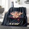 Custom Name Harry Potter Adventure blanket for Couch & Bed, Plush Cozy Fuzzy Blanket Super Soft & Warm Blankets for Fall and Winter. 090879