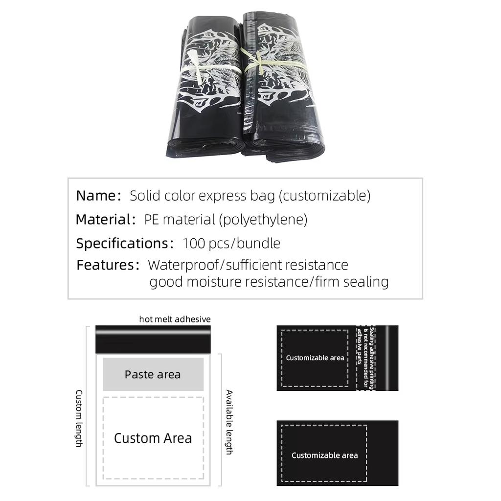 Good Quality Custom Plastic Courier Mailer Envelope Packaging Sending Parcel Poly Shipping Mailing Bag for Clothing Parcel