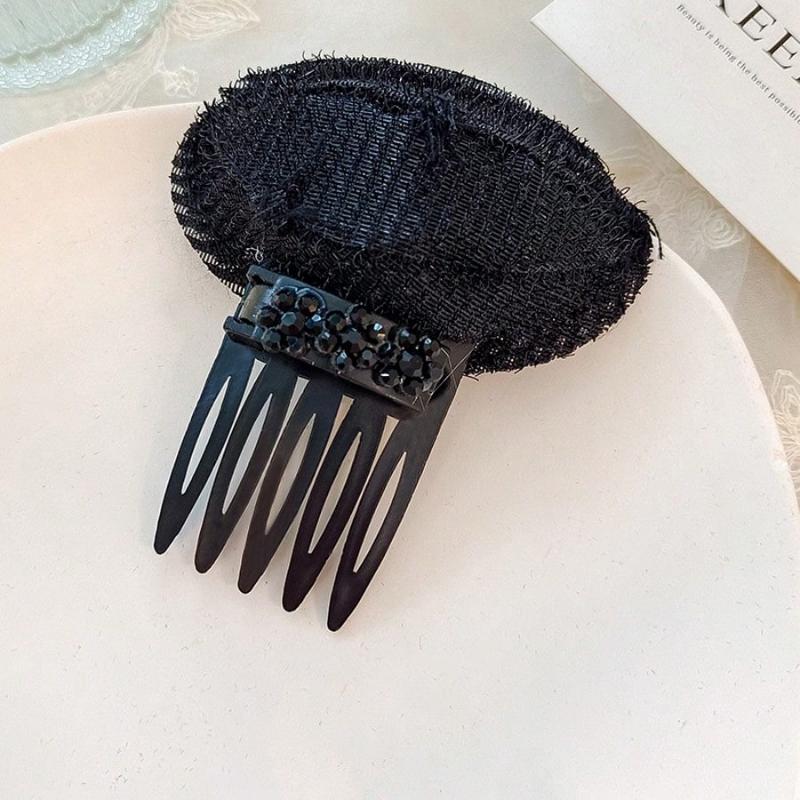 1pcs Fluffy Bangs Volume Booster Pad Clip, Invisible Seamless 5-Tooth Hair Comb Top Hairline Anti-Flattening Root Clip - An Excellent Hair Styling