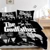 3Pcs Godfather Cartoon Characters Bedding Sets For All Sizes New 3D Printed Bed Cover Comforter Duvet Cover Pillowcase Bedroom Decoration