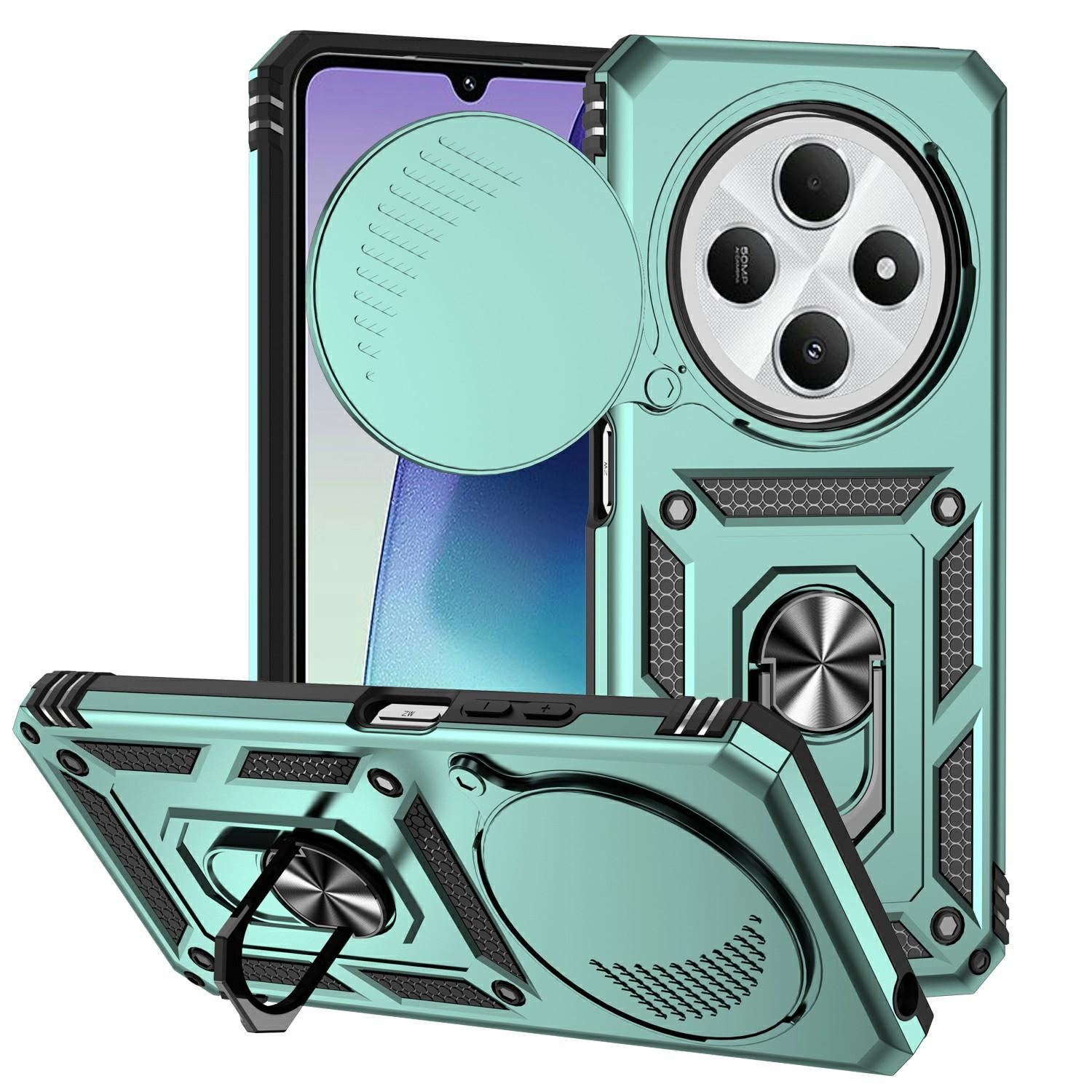 

Phone Case For Xiaomi Redmi 14R 5G/14C 4G/Poco C75 4G PC + TPU Phone Cover with Lens Protection Kickstand E