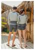 Women's Plus Size Long Sleeve Zipper Swimsuit - Sun Protection Jellyfish Suit for Snorkeling and Hot Springs