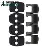 4pcs Car Door Lock Buckle Cover Protective Covers Black Plastic for Peugeot 208 308 408 2008 3008 for Citroen C4