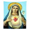 The Heart Of Kept Undefiled Lilies Virgin And Child Religious Images Wall Hanging By Ho Me Lili Tapestry For Indie Room Decor
