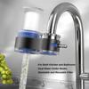Wasserhahn-Wasserfilter mit langlebigem, waschbarem Keramikkern, passend für Küchenarmatur, inklusive 2 Ersatzfiltern und Belüfter