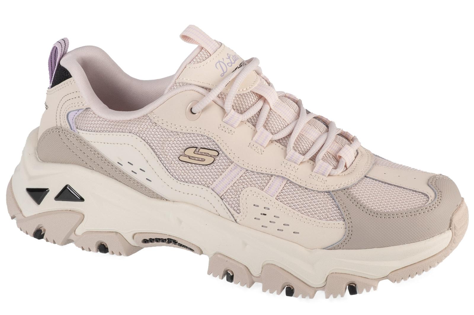 Skechers D'Lites Hiker, Chaussures de sport beiges femme 38 beige