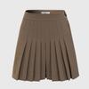 Rick Tape Belt Hook Skirt (Brown)_L3C1-Sk01C