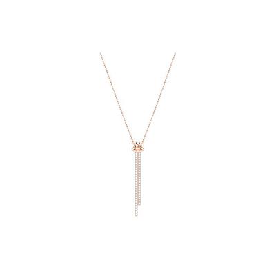 Lifelong Y-Shaped Knot Necklace Sweater Chain Women Necklaces Rose-Gold 5390817