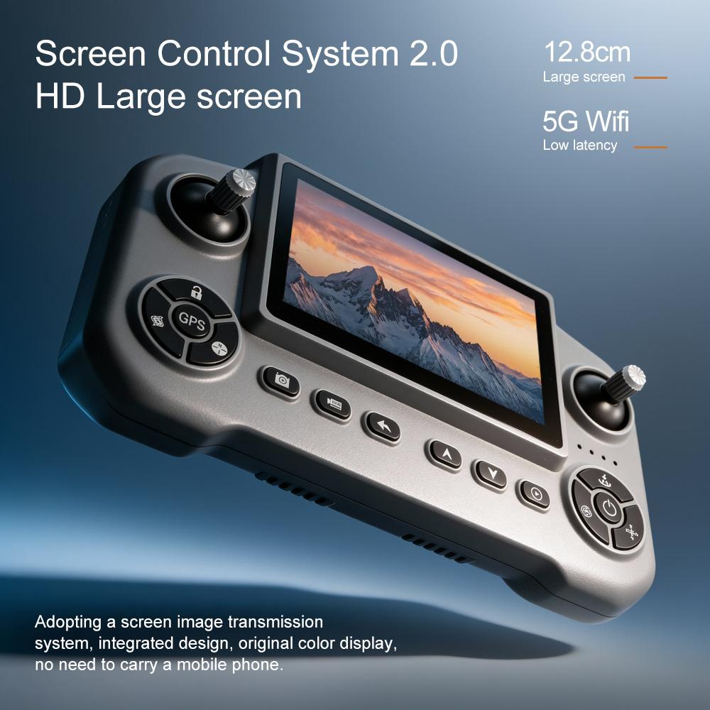 2026 V918 Max Drone Laser Intelligent Obstacle Avoidance Avoidance 8K GPS Professional Camera FPV 3000M RC Quadcopter with LCD Screen Remote Control