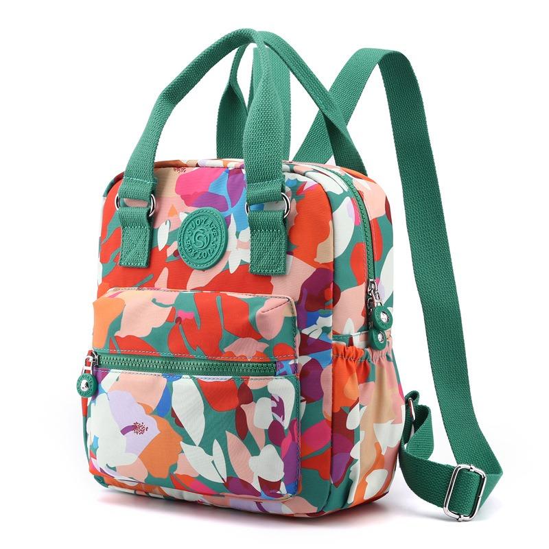 Sommer neuer Damenrucksack trendige Handtasche Nylon Mode aus Mutterlinie Rucksack
