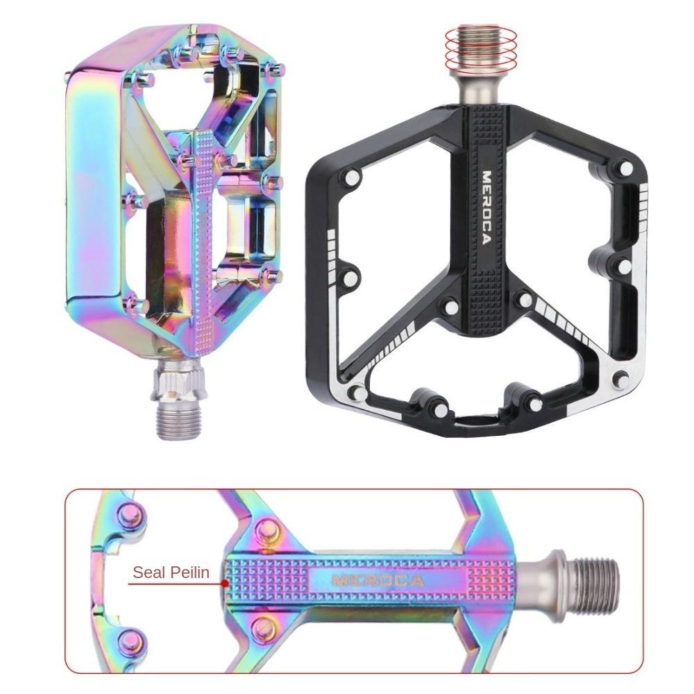 Durable MEROCA Bicycle Pedals Ultralight Non-slip Bike Pedals Aluminium Alloy Sealed DU Bearing Cycling Accessories