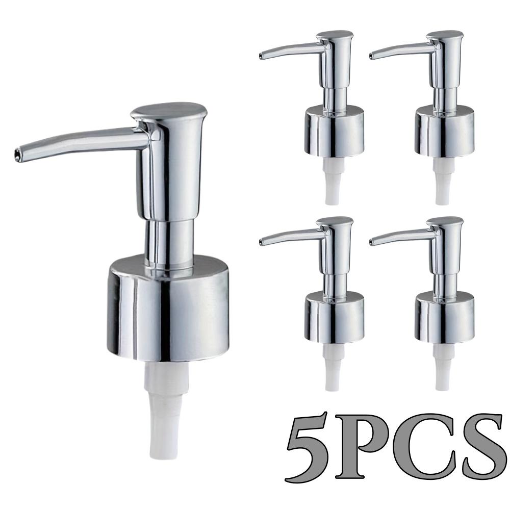 1/5pcs Soap Liquid Pump Set Freestanding Lotion Dispenser With Tube Press Pump Replacement Head for Cosmetic Cream Bathroom Acce