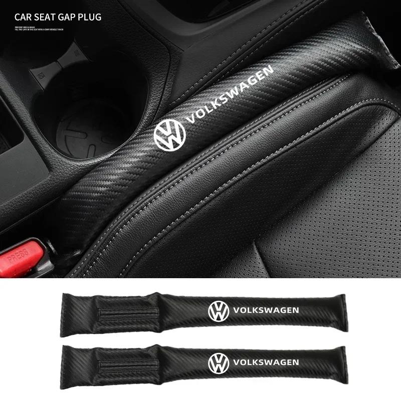 Car Seat Gap Filling Plug Cushion Side Seam Leak Proof Strip For Volkswagen VW GTI Polo Golf Passat Tiguan Arteon Touareg Taigo