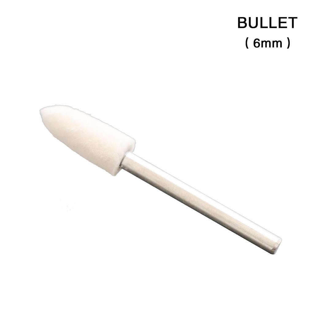 Compress Wool Polishing Wheels Wool Felt Grinding Bits Buffing Tips  for Dremel Rotary Tool