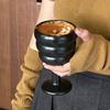 Retro Style Tall Coffee Cup Men'S And Women'S Banquet Stacking Circle Ceramic Cup Casual Party