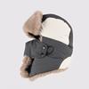Color-Block Winter Warm Beanie Hat With Neck Cover Men Women Cycling Windproof Outdoor Use