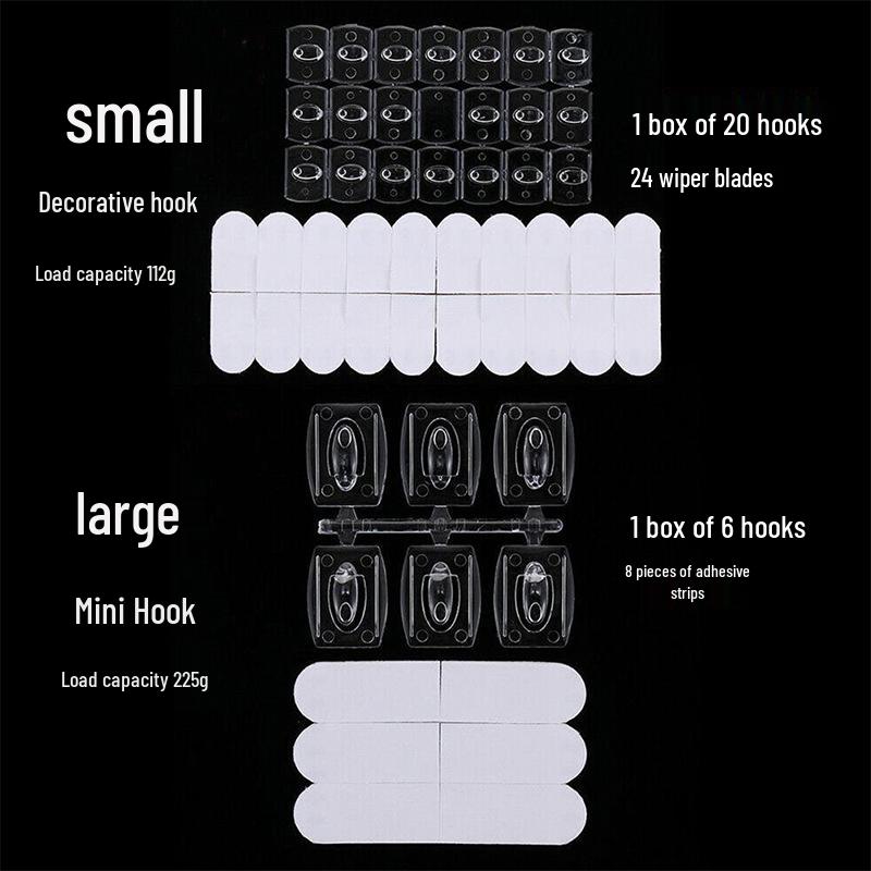 Spurlos ablösbare Mini-Haken für Lichterketten & Ornamente