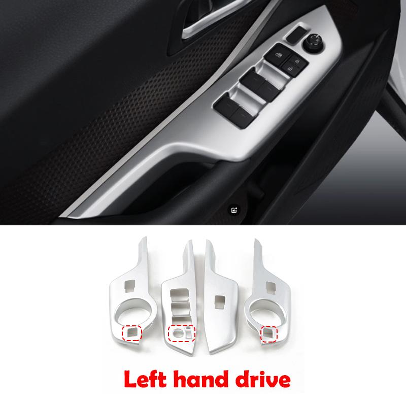 L/RHD For Toyota C-HR CHR 2017- Interior Accessories window switch A pillar steering wheel AC coniditons Outlet Vent  Cover