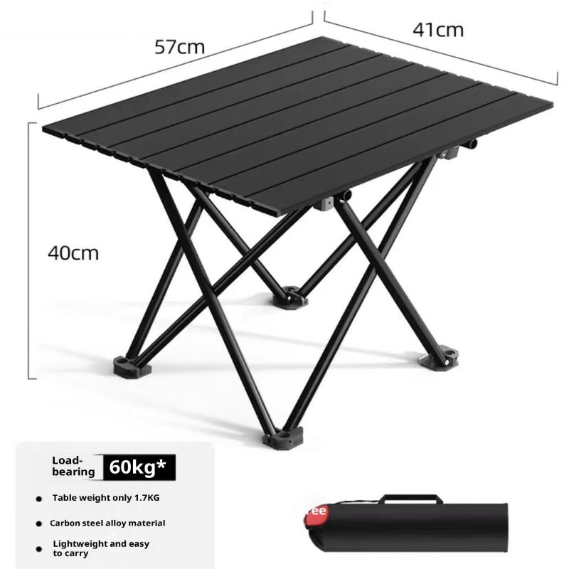 Ultralight Portable Folding Camping Table Foldable Outdoor Dinner Desk High Strength Carbon Steel For Garden Party Picnic Bbq