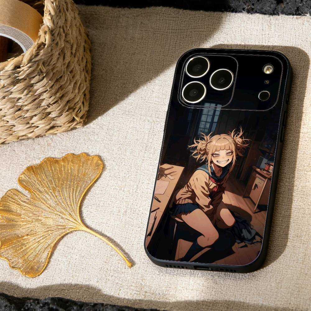 T-Toga himiko Phone Case For iPhone 17, 16,15,14,13,12,11 X XR Plus,Others Soft Black Cover