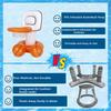 Inflatable Floating Basketball Hoop Swimming Pool Game Toys Thick PVC Water Play Set for Kids Adults Summer Beach Party Outdoor