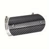 Motorcycle Middle Section Exhaust Pipe Stainless Steel Heat Shield Moto Exhaust Pipe Anti Scald Insulation Cover Silver
