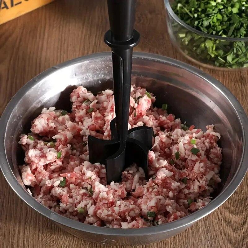 1pc Meat Chopper Kitchen Mince Masher For Meat Ground Beef Turkey Hamburger Chopper Utensil Multifunctional Smash Hand Tools