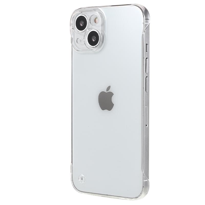 Frameless Phone Case for iPhone 13,Anti-scratch Transparent Hard PC Protective Phone Cover