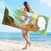 Anime Naked Bear Cute Cartoon Superfine Fiber Beach Sauna Towel Room Decor Bath Children Hand Towels Bathroom Home Shower