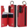 PU Leather Phone Case for Samsung Galaxy Z Fold 7 6 5 4 3 Wallet with Ring Card Holder (no Pen)