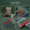 Shuangqiang 5-Pair Anti-Mold Alloy Chopstick Gift Set
